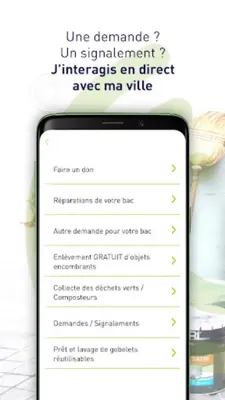 Mon service déchets - aide au android App screenshot 1